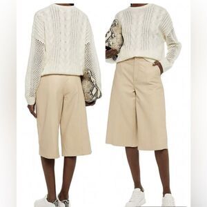 NAADAM Open Cable Merino Wool Cashmere Crewneck Sweater Size XL NWT